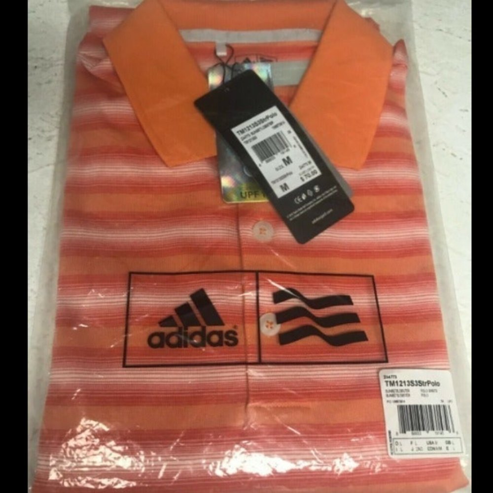 NEW, ClimaCool Soft Stripe Polo Size: M